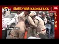 bjp protest turns ugly in hyderabad bajrang dal ban showdown escalates karnataka elections 2023