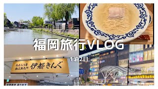 【福岡旅行vlog】1泊2日の弾丸旅行✈️|