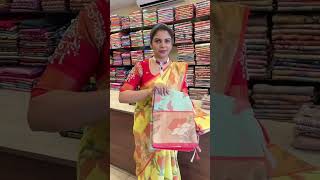 Summer Special Chanderi Cotton Sarees 🥻🥻Ikkat Pochampally Sarees | TTDS793 | templedesigner.com