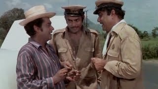 Bombay To Goa Funny Scenes - Mehmood Meets Kishore Kumar