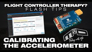 How to calibrate the accelerometer in iNav