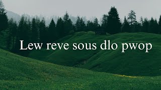 Lèw Reve Sous Dlo Pwòp