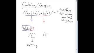 Capturing and grouping for regex