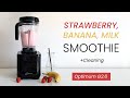 Strawberry, Banana & Milk Smoothie + Cleaning | Optimum G2.6 | Most Powerful Blender 2021