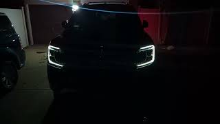 2018 Ford expedition hood LED lights at night