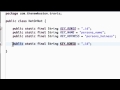 Android Application Development Tutorial - 112 - Setting up SQLite Database Variables