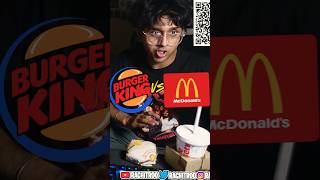 Rachitroo tries McDonald vs Burger King 👑