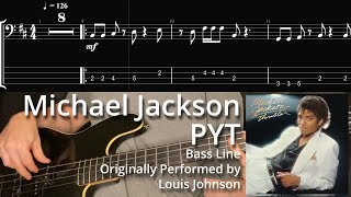 Michael Jackson - Pyt Bass Line W Tabs And Standard Notation
