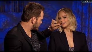 Chris Pratt Can’t Stop Flirting With Jennifer Lawrence