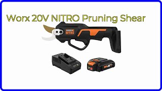 REVIEW (2024): Worx 20V NITRO Pruning Shear. ESSENTIAL details.