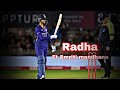 Radha ft Smriti mandhana #status #smritimandhana #viralshorts