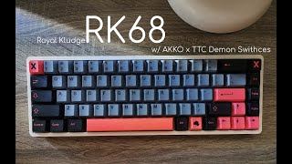 RK68 + Akko X TTC Demon Sound test