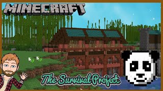 Minecraft 1.16 - Panda Sanctuary Part 4 - Japanese Entrance Bridge - The Survival Project - 033