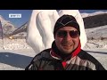 snow sculpture festival video of the day