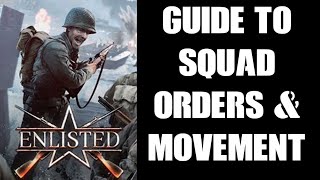 Beginners Quick Start Guide To Enlisted Console Squad Orders & Movement Xbox Series S X Playstation