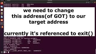Overwriting Global Offset Table GOT & Procedure Linkage Table PLT | Binary Exploitation
