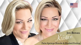 Jon Renau Kristen in Palm Springs Blonde and Shaded Praline (wig review)