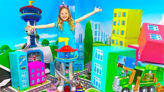 Nastya learns how to reuse on Earth Day with the PAW Patrol Toys. Useful story for children