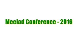 Salethur Meelad Conference - 2016 \