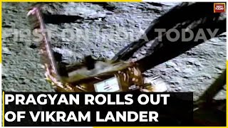 Chandrayaan-3 Landing Updates: ISRO Shares First Video Of Rover Ramping Down On Moon’s Surface