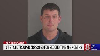 Connecticut state trooper arrested for second time in Griswold