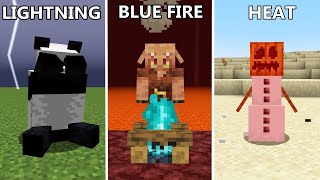 minecraft mobs & their weaknesses in 101 seconds