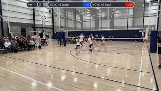 BBVC 15 Justin vs NCVC 15 Black, 2025-02-16, Day 2, Match 1, NCVA President's Day Tournament