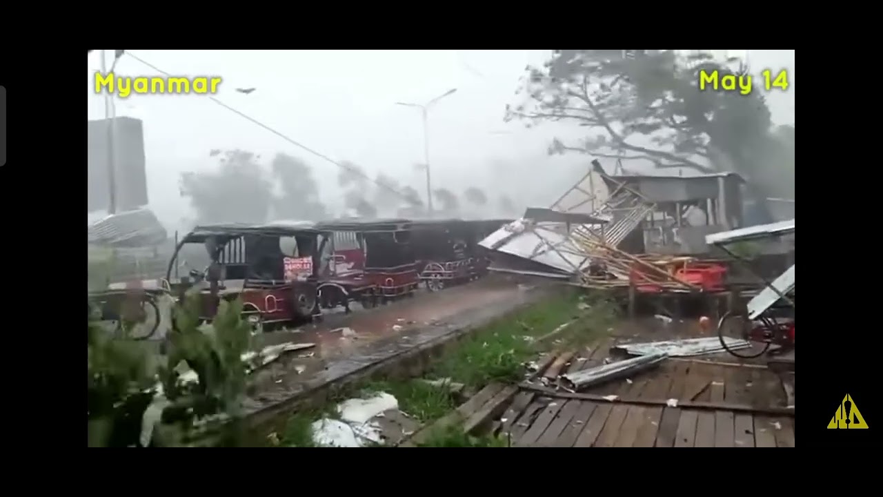 Cyclone Mocha Hits Myanmar And Bangladesh Coast - YouTube