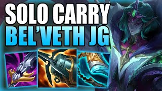 THIS IS HOW YOU CAN EASILY SOLO CARRY GAMES WITH BEL'VETH JUNGLE! - Gameplay Guide League of Legends