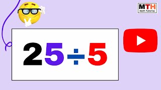 25/5 || 25÷5, 25 divided by 5 || 25/5 simplified form