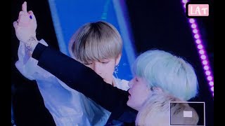 171101 BTS Taegi VSuga moments and Pyeongchang Olympics G-100