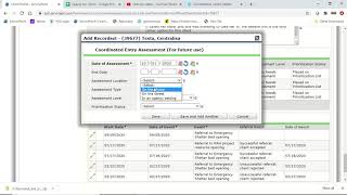 Coordinated Entry Assessment
