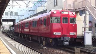 #117【名鉄】6000系6013F試運転 東岡崎通過 警笛あり