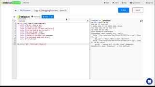 Breaking code - functions - Python MC
