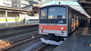 武蔵野線南流山駅発車シーン