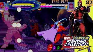 MARVEL vs. CAPCOM Fighting Collection - Magneto Walkthrough - 4k 60FPS.