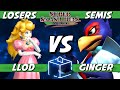 Coinbox 56 - Llod (Peach) vs Ginger (Falco) Losers Semis - Smash Melee