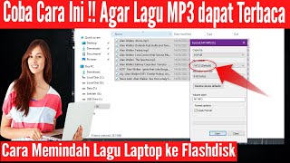 cara memindah lagu mp3 dari laptop ke flashdisk