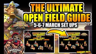 The Ultimate Open Field Guide: 24 Different Combinations - Rise of Kingdoms