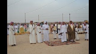 ترحيب النقيب  الشهراني بخواله  ... وان طاب الولد طيبه من خواله