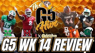 G5 College Football 2024 Week 14 Review