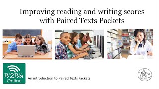 An introduction to Writing to Win's Paired Texts Packets