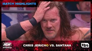 Chris Jericho and Santana Battle in a Grudge Match