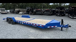 2024 Midsota 7x22' Gravity Tilt Equipment Trailer 17600# GVW NTB24-BP-176