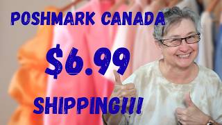 $6.99 SHIPPING ON POSHMARK CANADA! THIS WILL HELP SALES