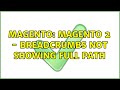 Magento: Magento 2 - Breadcrumbs not showing full path