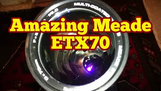 Amazing Meade ETX70 Refractor Telescope