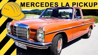 X-KLASSE Urahn? Probefahrt im Mercedes /8 W115 'La Pickup' 220D Diesel