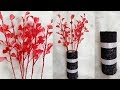 It's easy to arrange acrylic flowers & vases from paper tubes || DIY