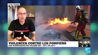 Violences contre les pompiers :  les agressions en hausse de 23% en 2017